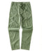 Green pants on a white background
